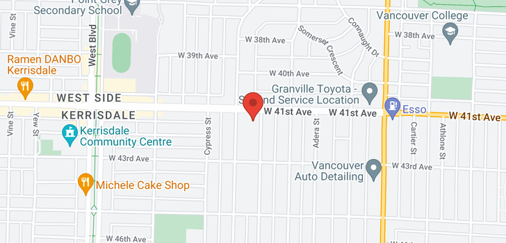 map of 5755 WILTSHIRE STREET